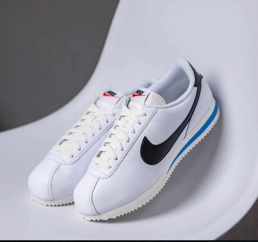 Cortez TXT White Blue