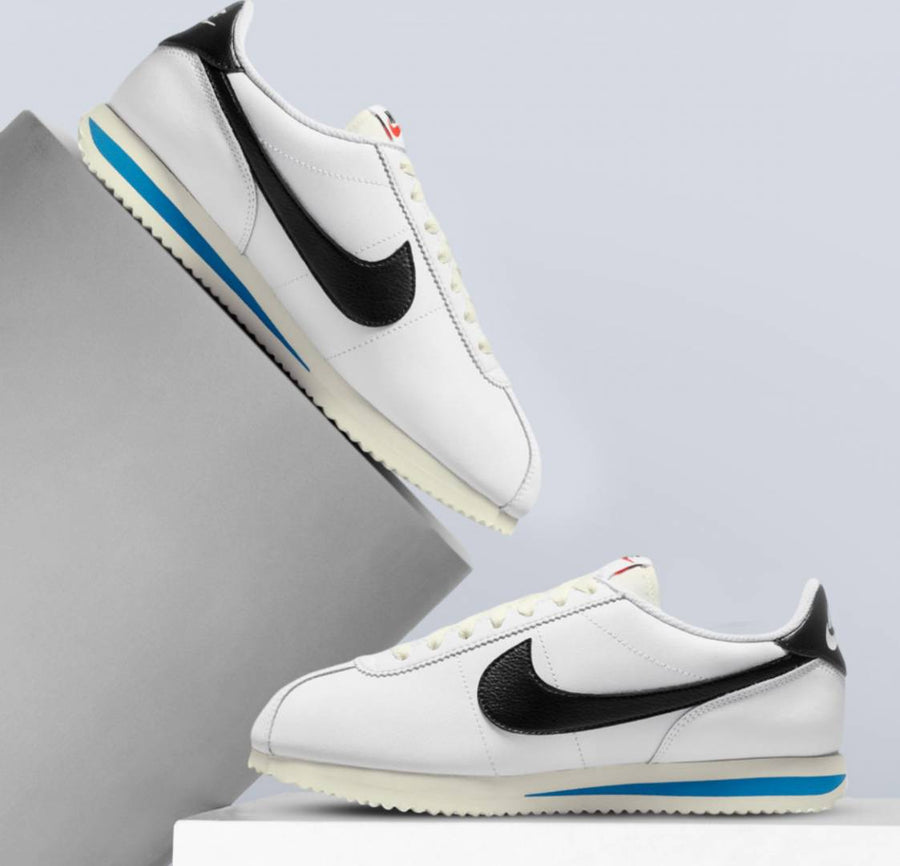 Cortez TXT White Blue