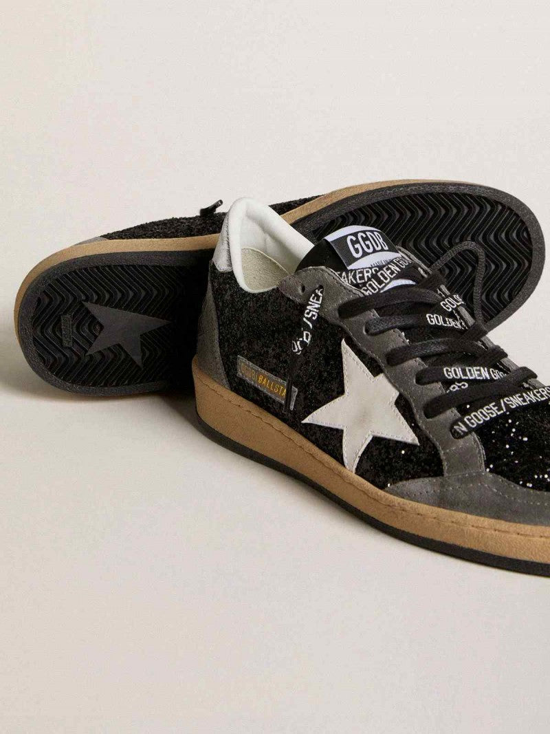 Golden Goose Ball Star glitter leather star sneakers 211