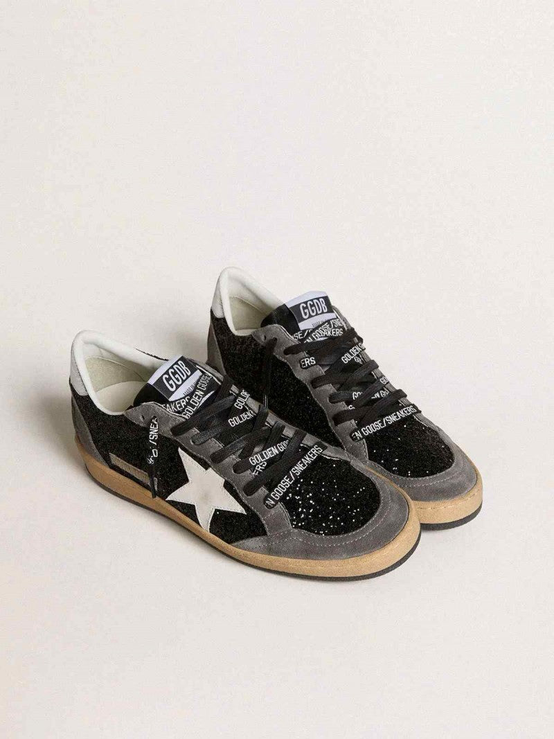 Golden Goose Ball Star glitter leather star sneakers 211