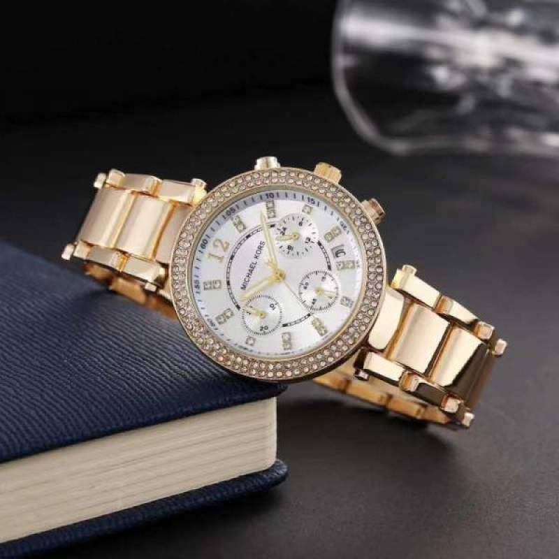 Michael Kors Parker Gold-White 104