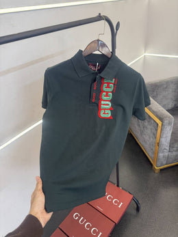 Gucci imported box pack polo tshirt bottle green