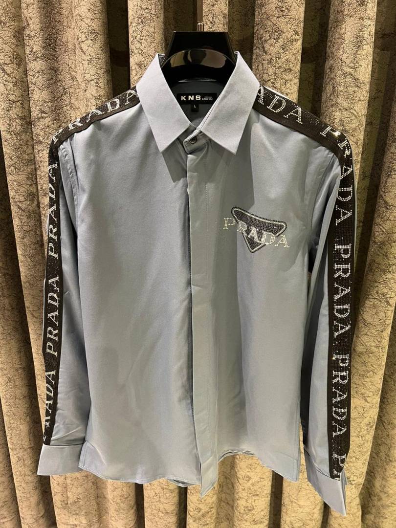 Prada IMPORTED STORE ARTICLE DIAMOND SHIRT