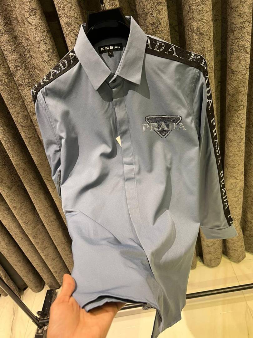 Prada IMPORTED STORE ARTICLE DIAMOND SHIRT