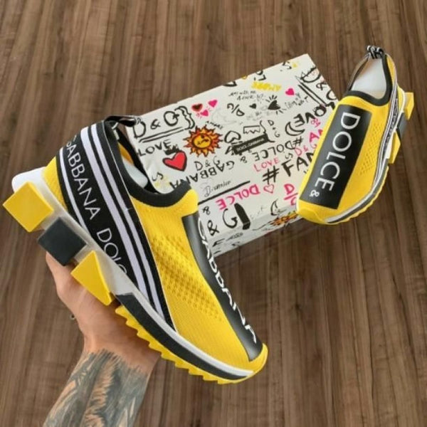 Dolce GABANA Sorrento Sneaker Yellow For Women s