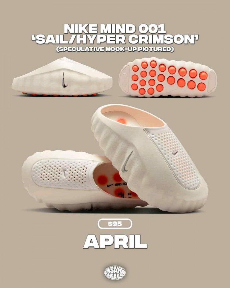 Nike Mind 001 Mules In Cream Fix