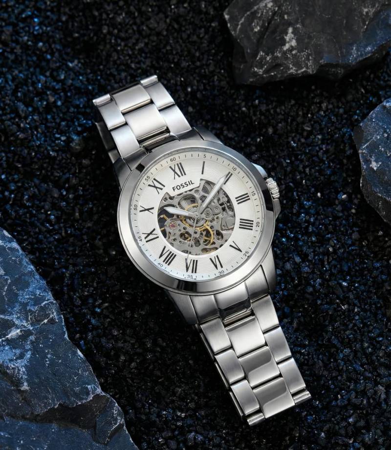 Fossil Grant Automatic Silver-White