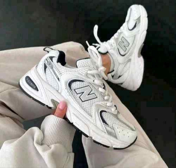 New Balencee 530 White silver Navy 2114