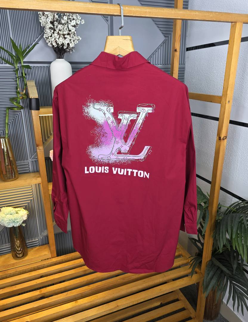 LV LOGO SHIRT MARRON S135-MR