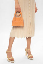 Jacquemus Le Chiquito Noeud Bag OG Box Dust Bag & Extra Sling Belt (Orange - 136)