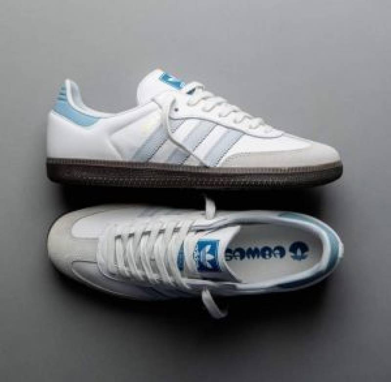 Samba white sky blue 222