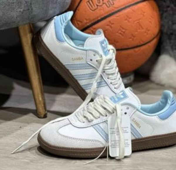 Samba white sky blue 222