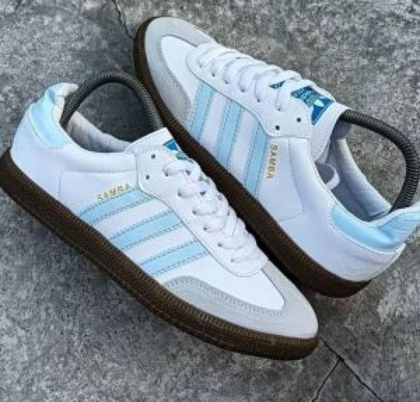 Samba white sky blue 222
