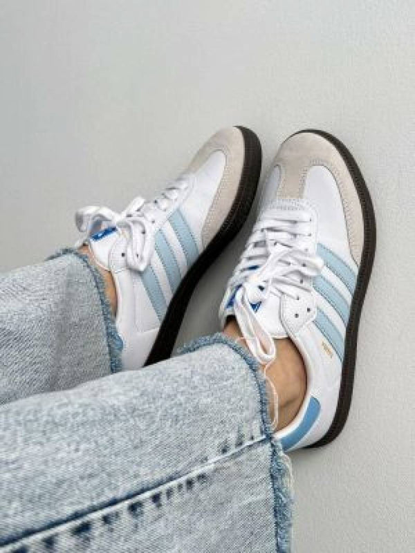 Samba white sky blue 222