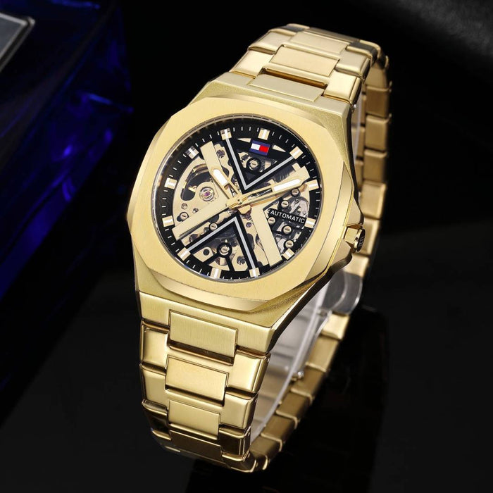 Tommy Hilfigar Automatic Gold 032 style idea