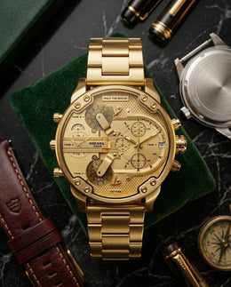 Diesel 3 Bar Big Dady Heavy Quality Gold-Gold