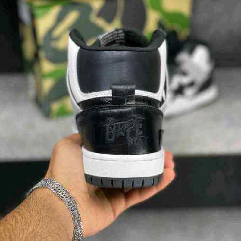 A BathinGahpe Bape Sta 93 Hi Black Light Grey Men S