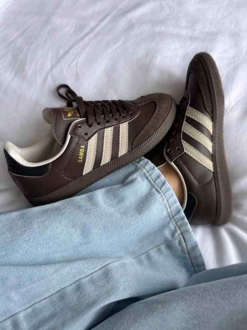 Adidas Samba Og Dark Brown Beige Gum