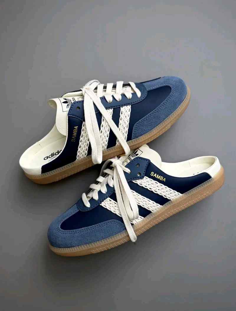 Adiidass Samba OG Mule Night Indigo Cream White 1296