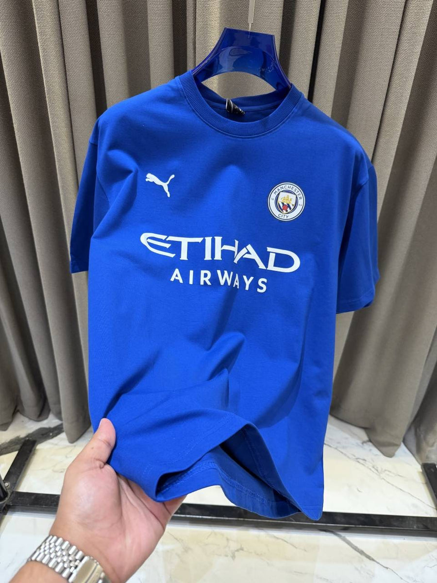 Pum Man city Premium Blue Tshirt