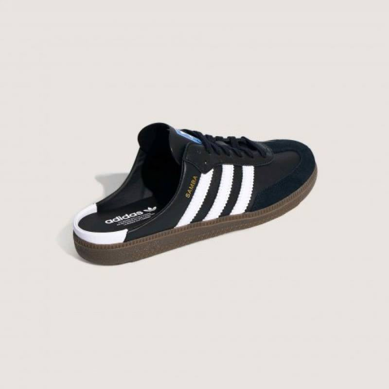 Adidas Samba Mule Black White 703
