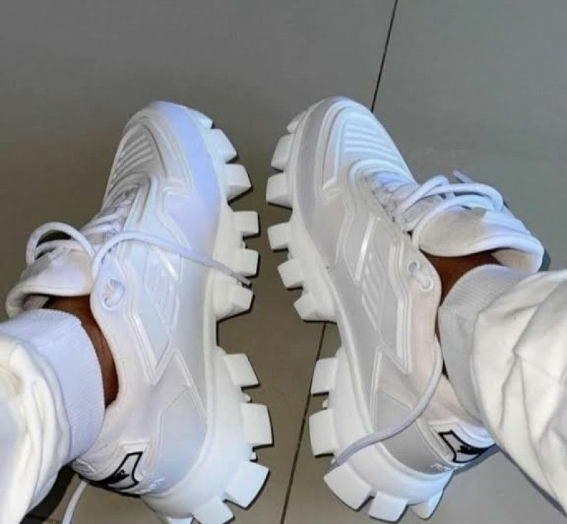 Praddaa cloudbust thunder sneakers white