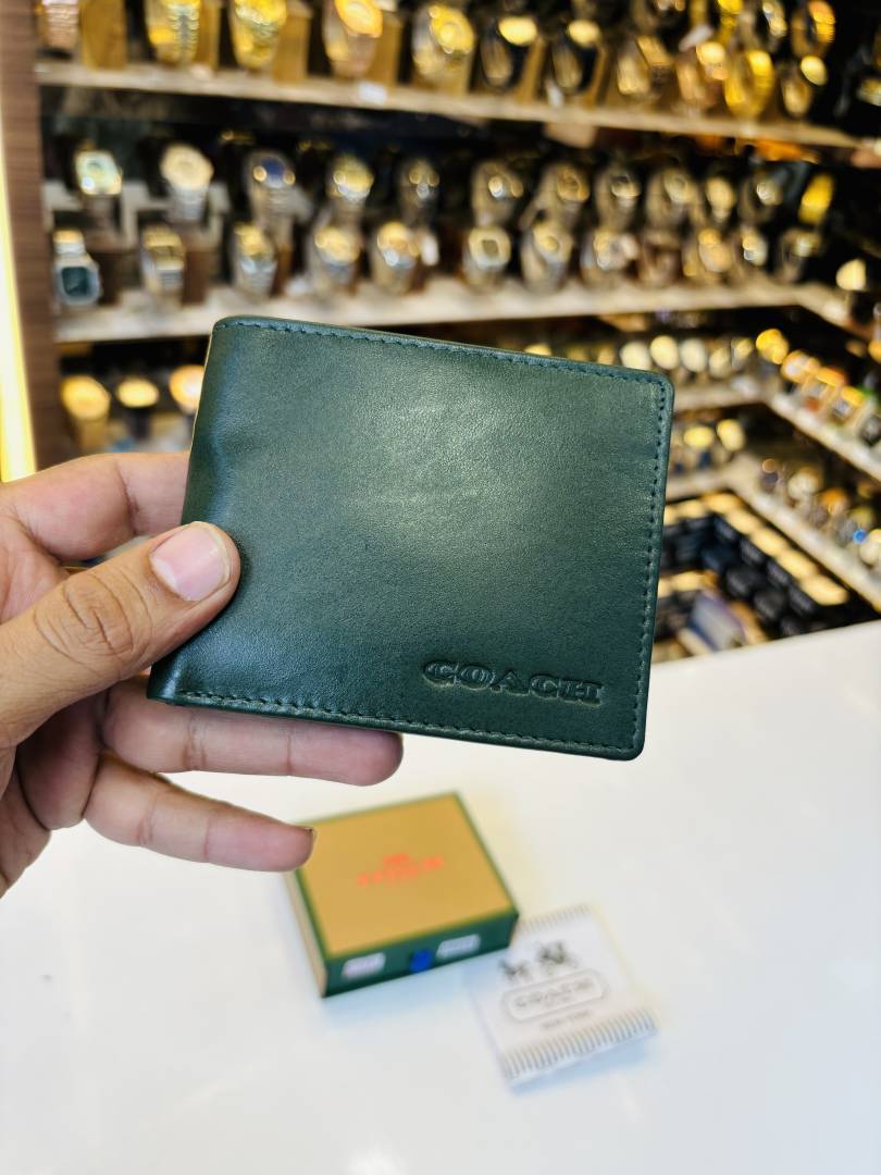121 Coach GREEN PREMIUM QUALITY WALLET