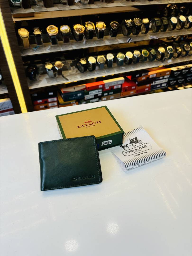 121 Coach GREEN PREMIUM QUALITY WALLET