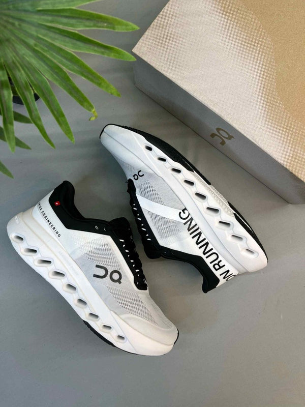 On Cloud Surfer Next White Black