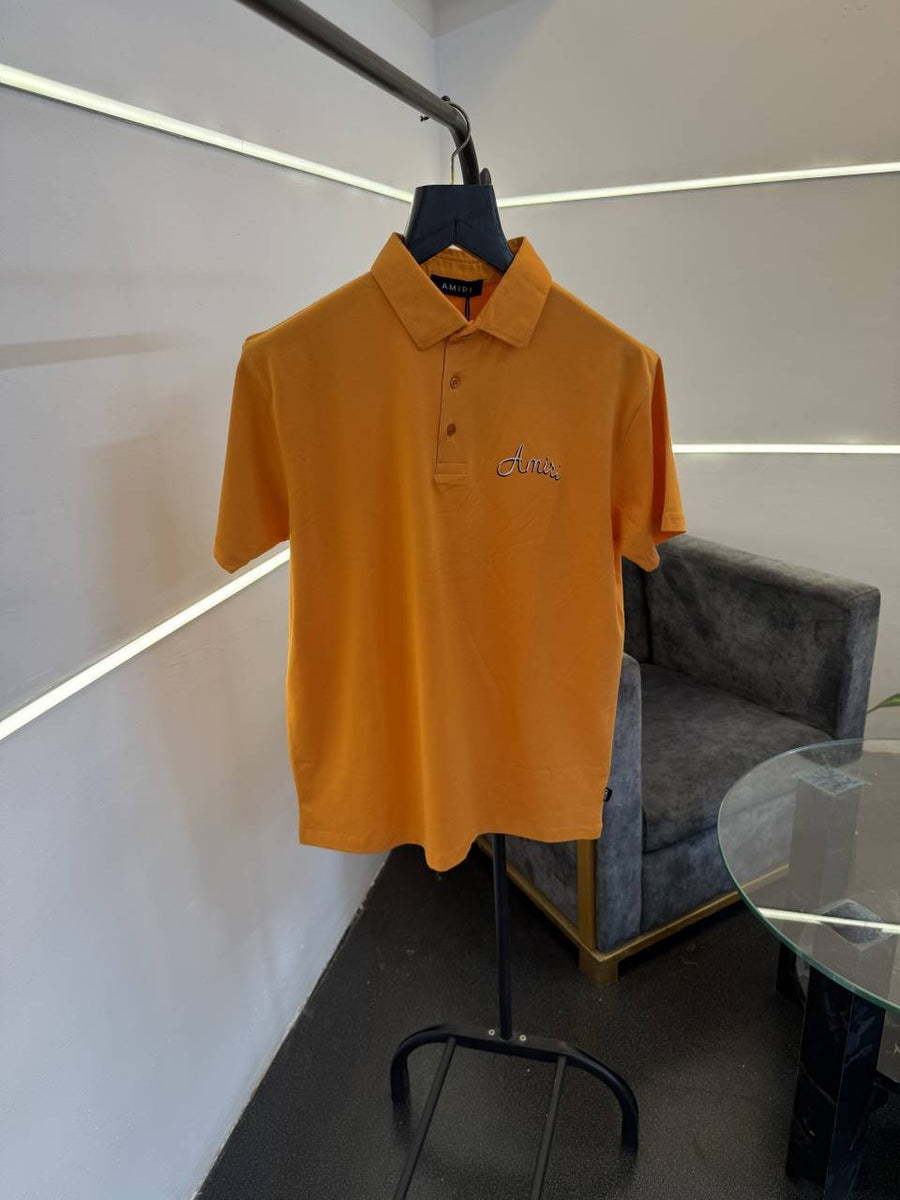 Amiri turkish imported front and back print tshirt orange sale