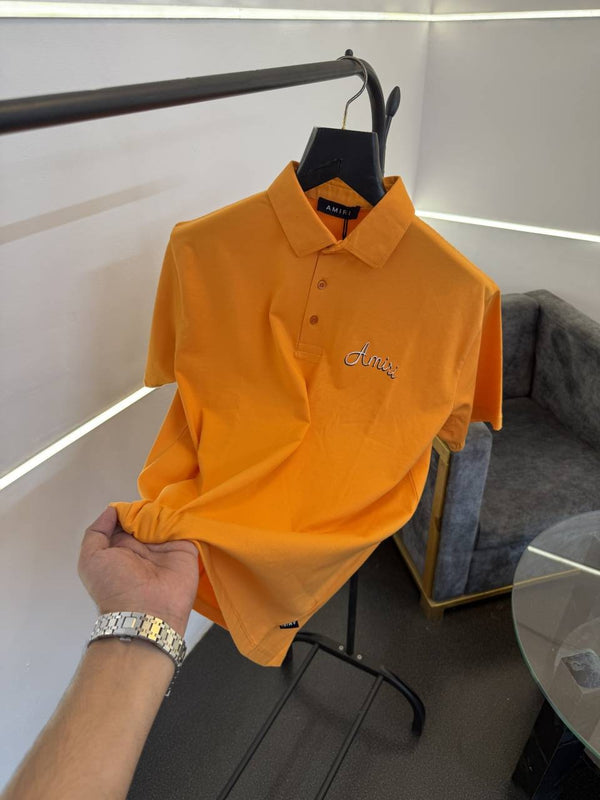 Amiri turkish imported front and back print tshirt orange sale