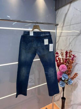 Calvin Green Shade Premium Imported Stretchable Lycra Fabric Boot Cut Denim with Back Embroidered Design Sale Offer 3207