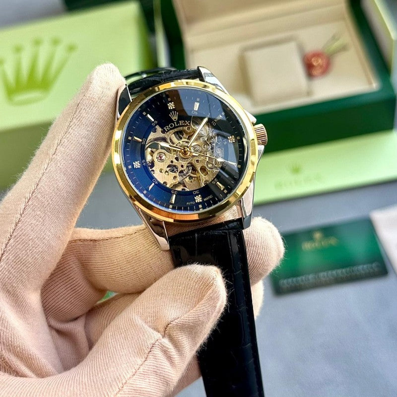 Rolex_Leather_Automatic_BlackGold