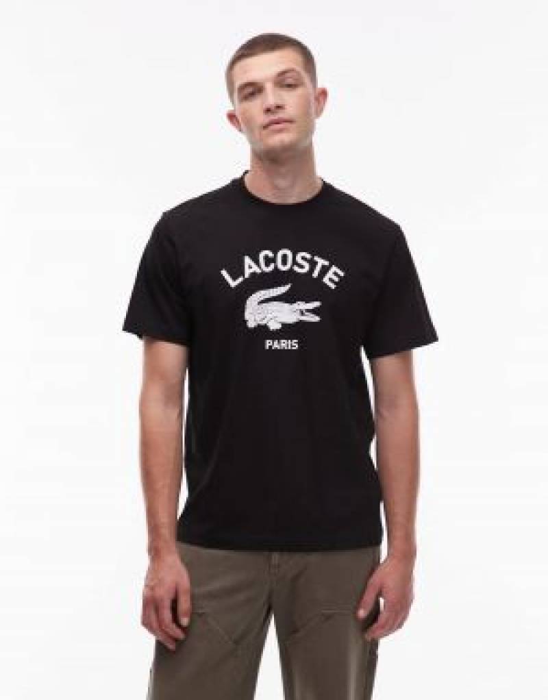 Lacost imported tshirt Black