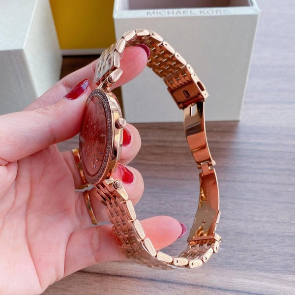 Michael Kors Darci Glitz copper