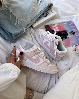 Nike sb dunk pink pasleiy for womens