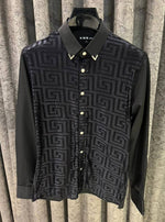 Versace IMPORTED STORE ARTICLE DIAMOND CHINA SHIRT