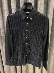 Versace IMPORTED STORE ARTICLE DIAMOND CHINA SHIRT