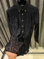 Versace IMPORTED STORE ARTICLE DIAMOND CHINA SHIRT
