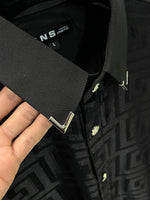Versace IMPORTED STORE ARTICLE DIAMOND CHINA SHIRT