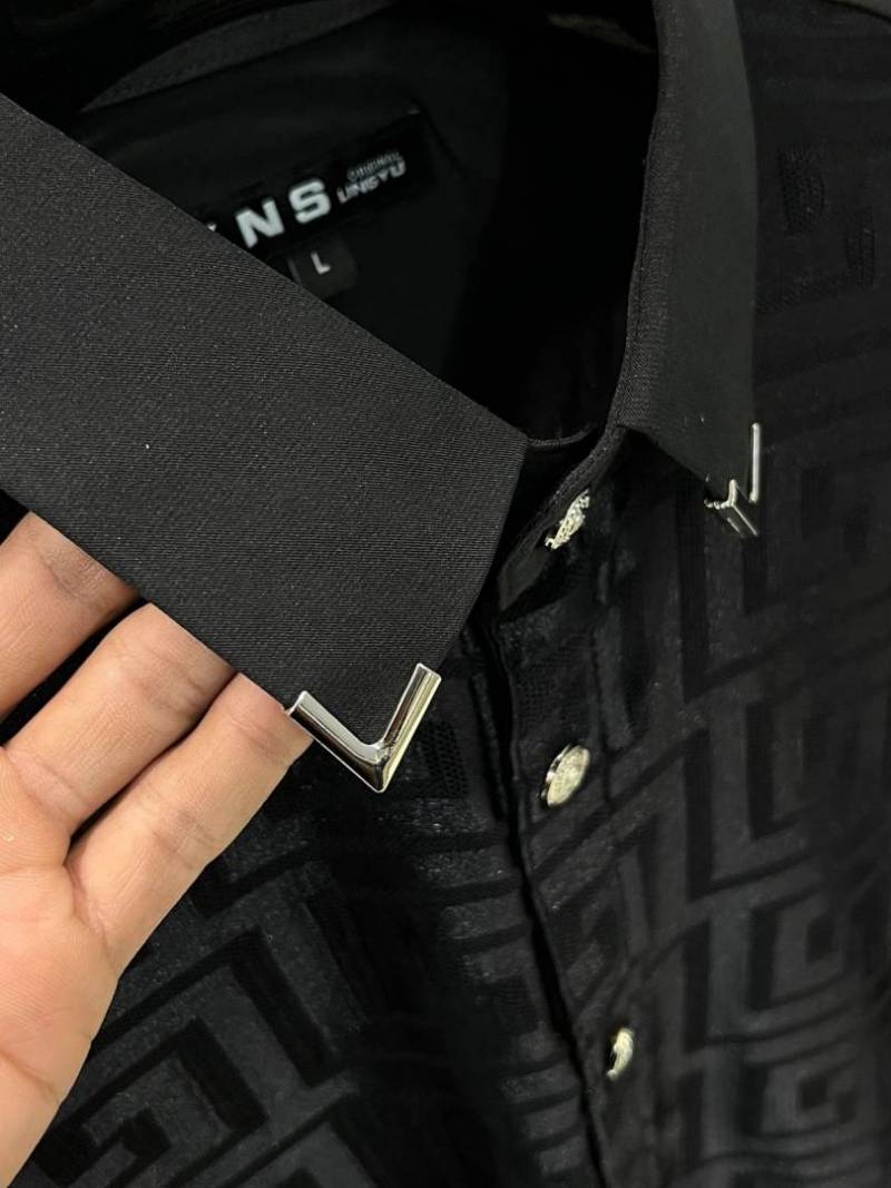 Versace IMPORTED STORE ARTICLE DIAMOND CHINA SHIRT
