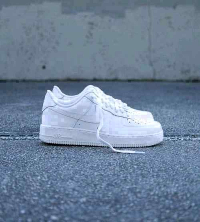 Nike Airforce 1 white pure leather heavy quality Womens 940