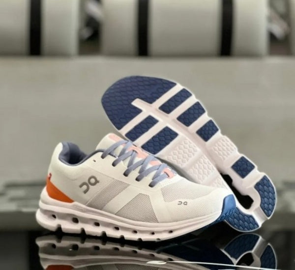 On Cloud Monster Undyed White Flame Running Shoes