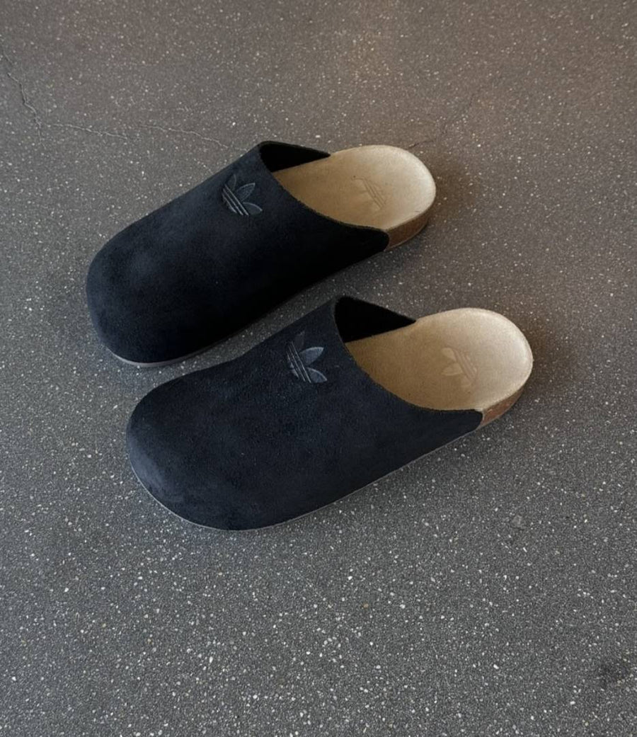 Adidas Adimule Slide Black Suede