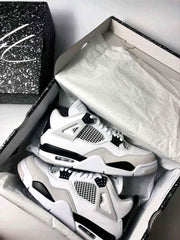 Air Jordan Retro 4 Military Black For Mens Semi UA