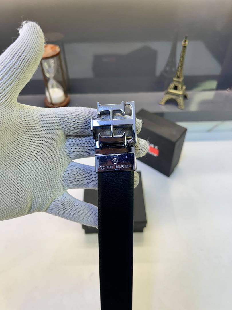 Tommy silver Reversible Belt Fa 666