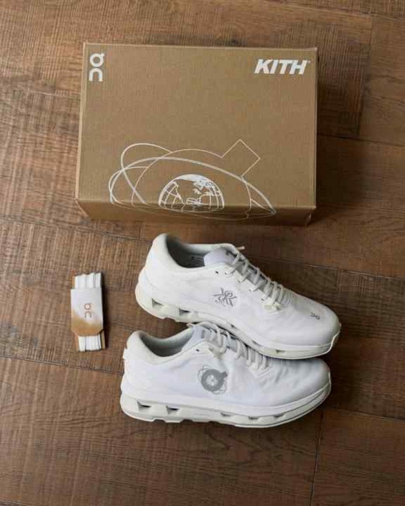 On Running x Kith Cloudzone White Ice 171