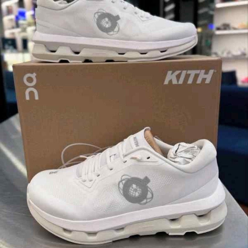 On Running x Kith Cloudzone White Ice 171