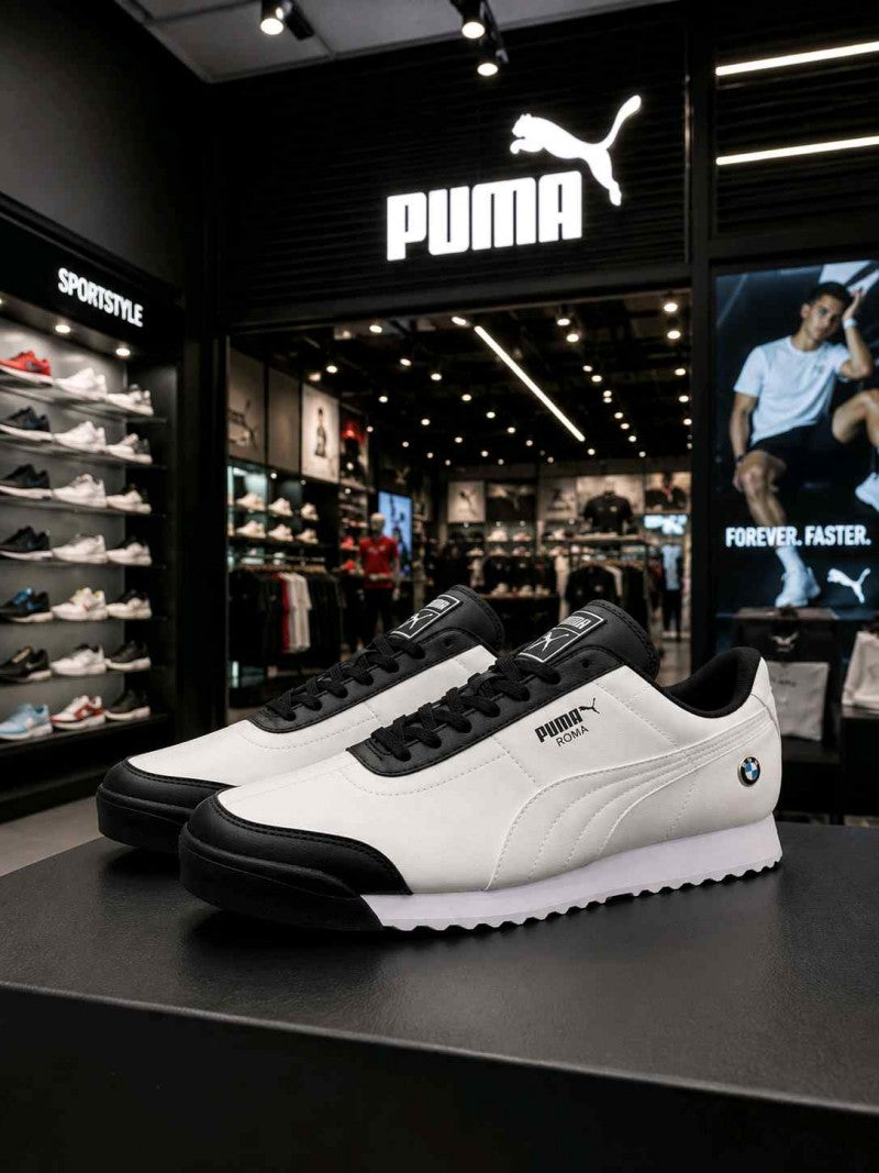 Puma Roma BMW White Black 2609