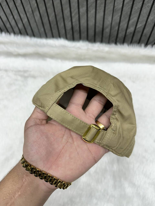 Celine_Triomphe_Camel_White_Front_Logo_Premium_Unisex_Cap